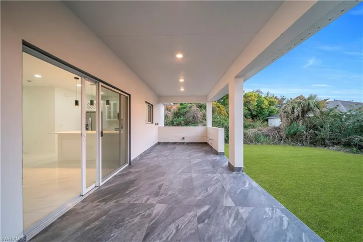 View of patio