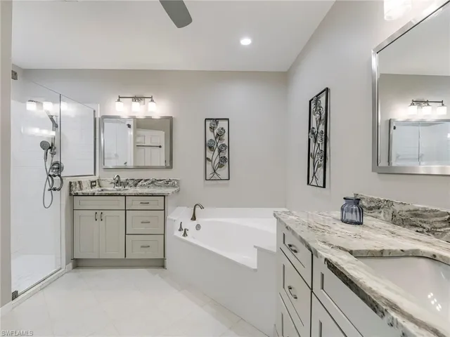 Updated primary bath