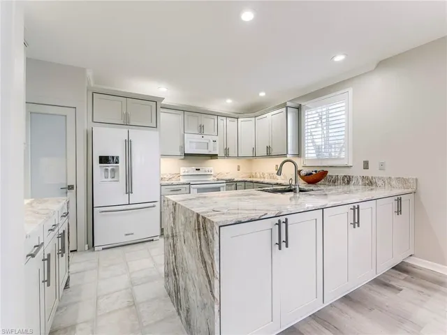 Abundant cabinetry