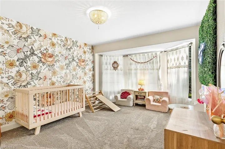 Guest Bedroom with Bay Window