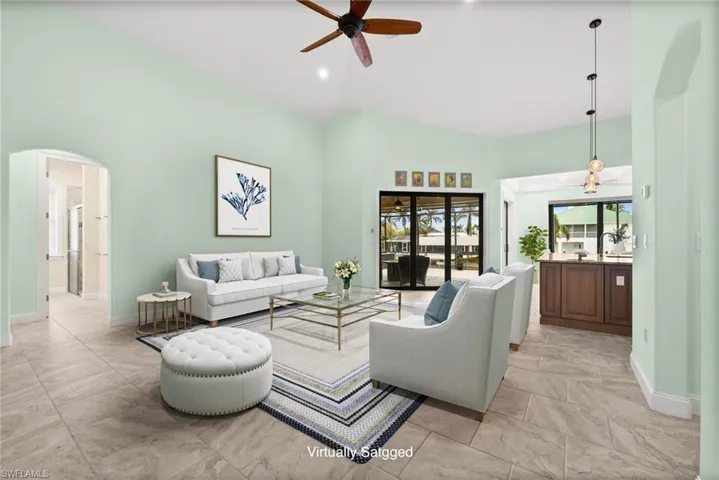 Virtually Staged with Fireplace removed
