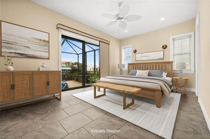 Virtually Staged Primary Bedroom