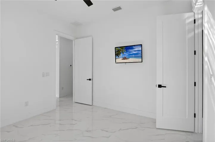 Rear Bedroom 3 with ensuite full bathroom, also pool bath