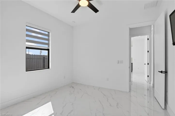 Rear Bedroom 3 with ensuite full bathroom, also pool bath