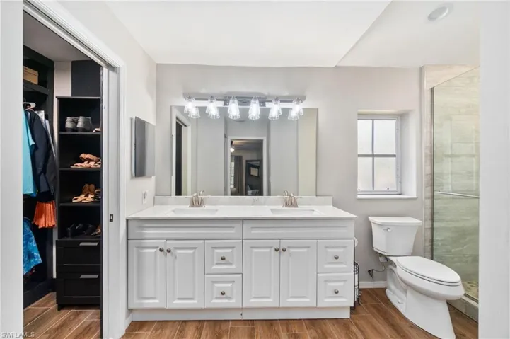 Primary bathroom.