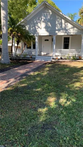 Bungalow-style house with new paved walkway