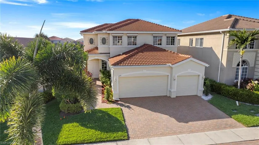 Aerial from front of property