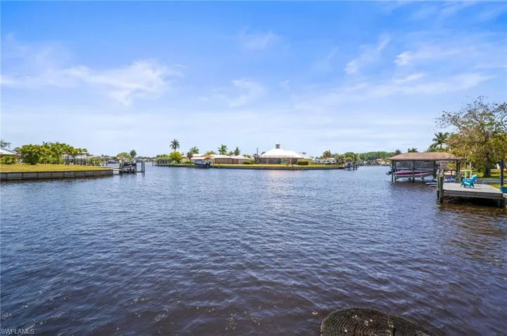 Water view featuring a boat dock