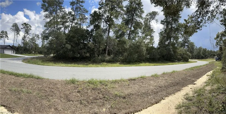 View from corner of road