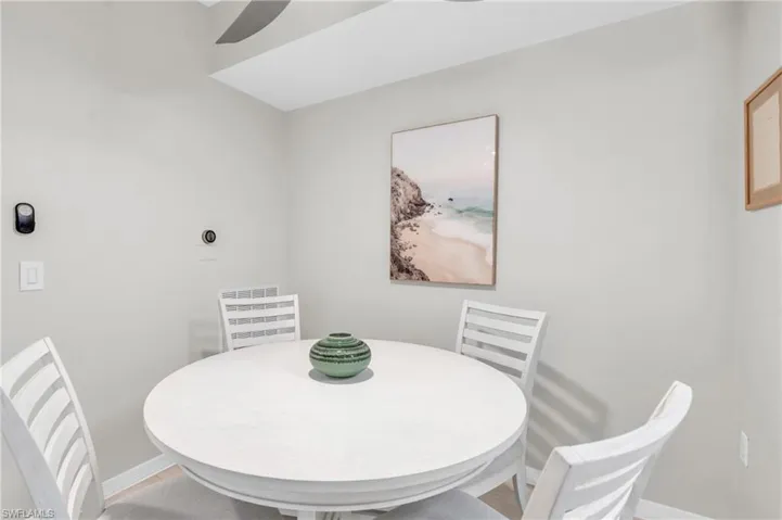 View of dining room