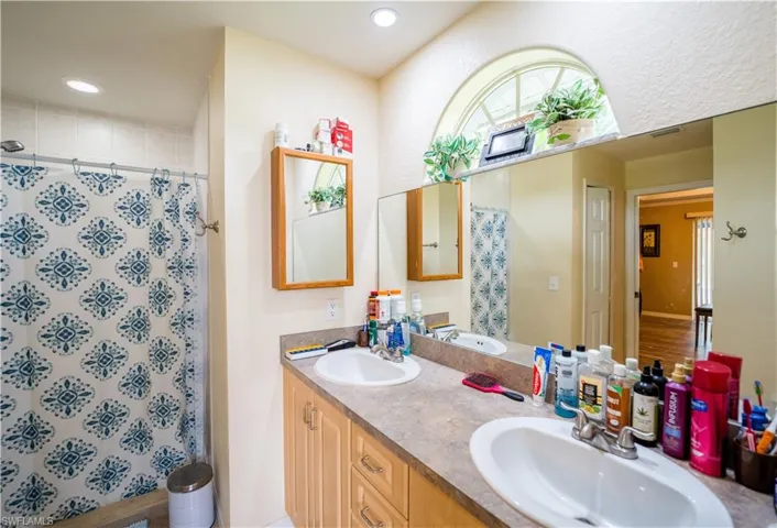 Master Bathroom with double vanity