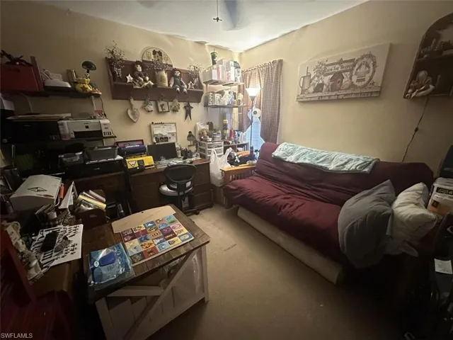 1021 View of carpeted home office/2nd Bedroom
