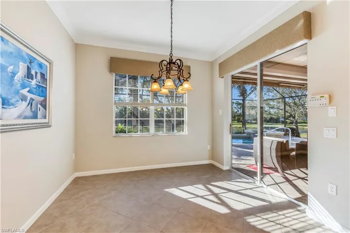 Eat-in kitchen with a view.