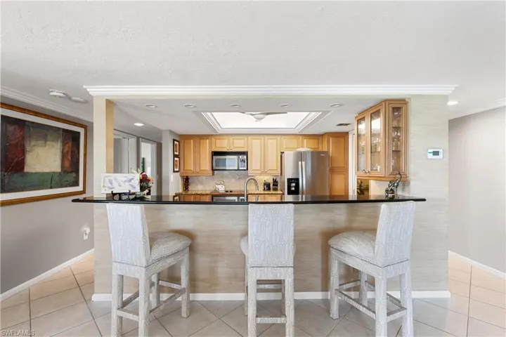 Kitchen has been opened up and remodeled.