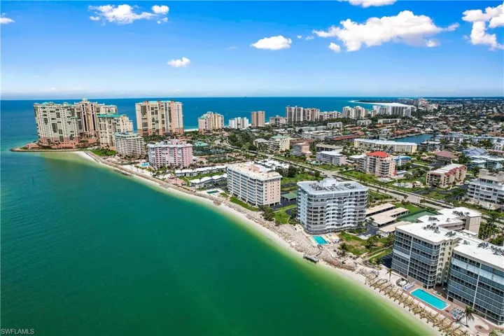 Nestled among the beautiful buildings on the south end of Marco Island.