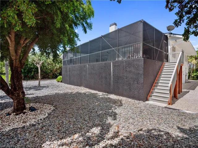 View of back of property