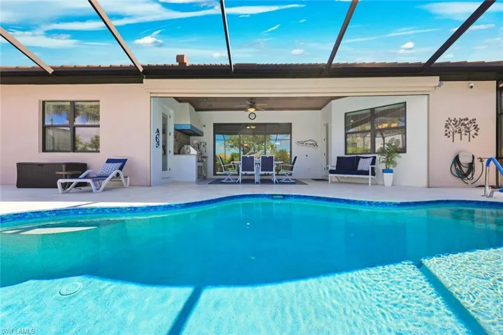 Side View of the Pool