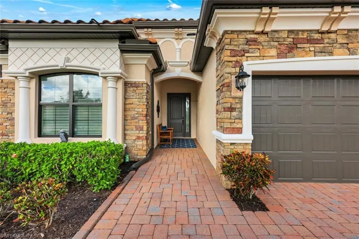 Gorgeous Entry with Stone Exterior