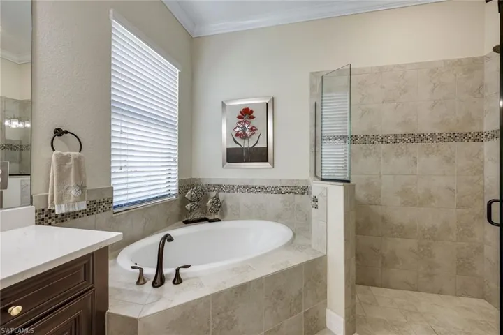 Soaking Tub and Walk in Shower