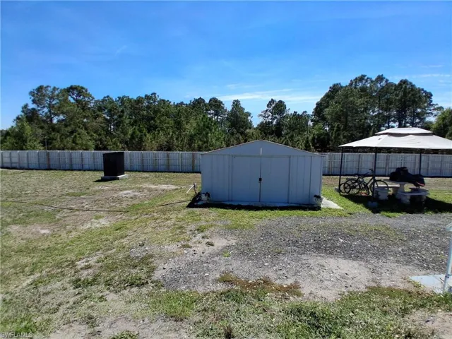 Facing South/Right side of property