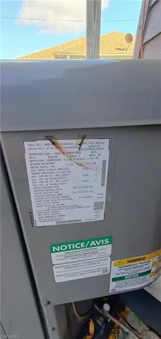 Exterior view of a central air condition unit - 2022