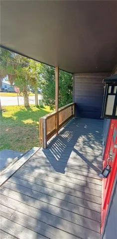 Front Wooden Porch