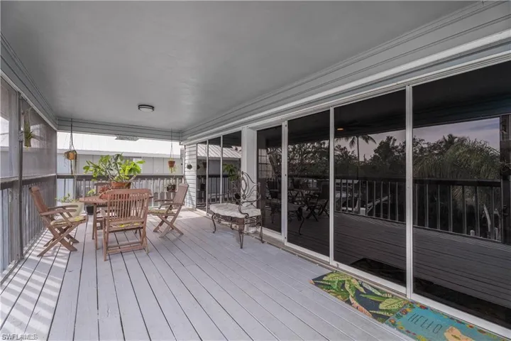 View of deck
