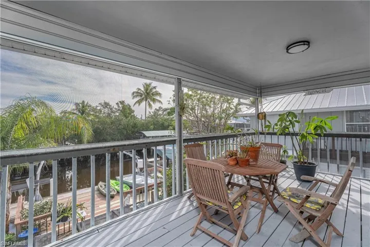 View of deck