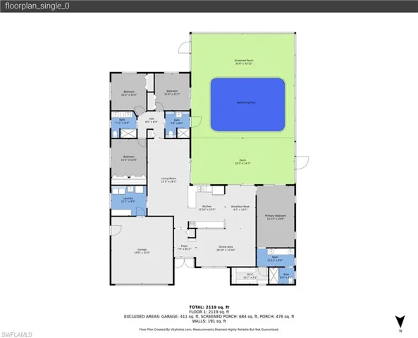 View of home floor plan