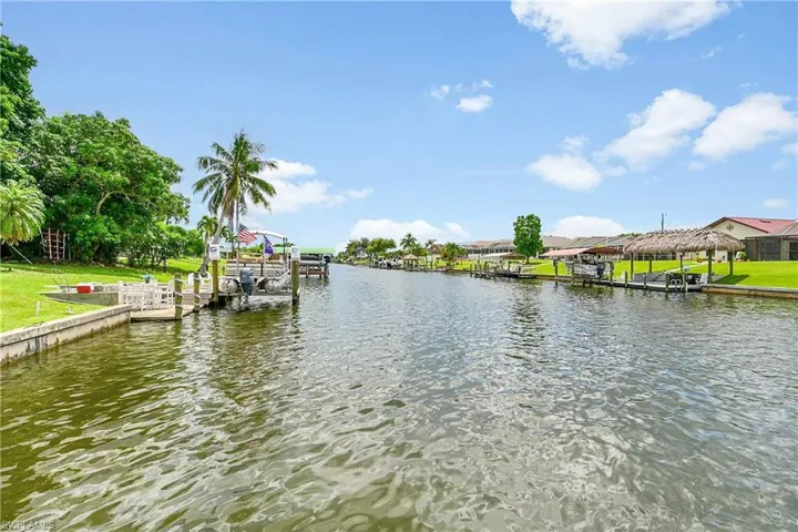 Dock featuring a water view