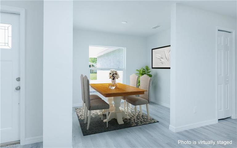 VIRTUALLY STAGED AT COMPLETION