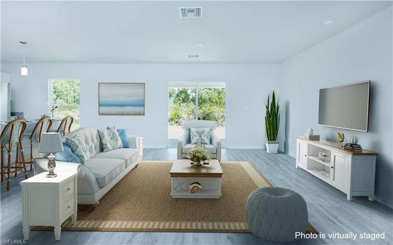 VIRTUALLY STAGED AT COMPLETION