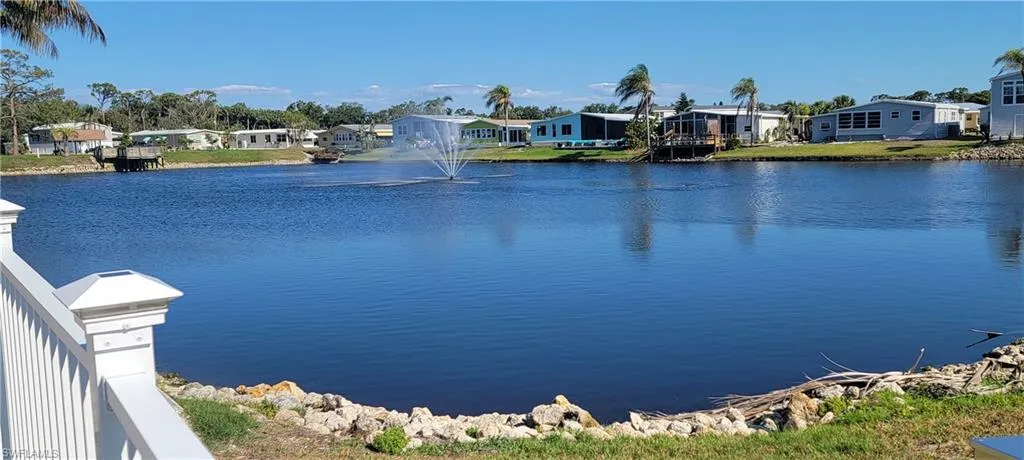 Lake with Fountain