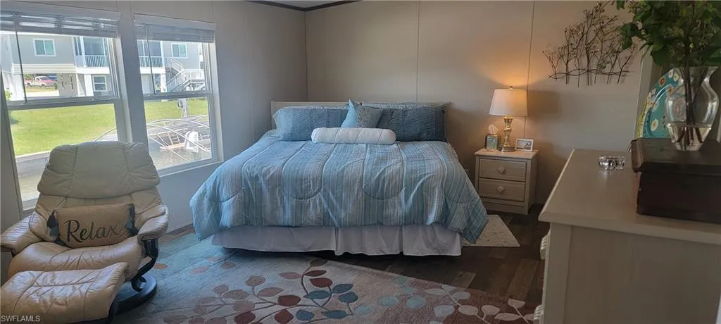 Master Bedroom overlooking the canal