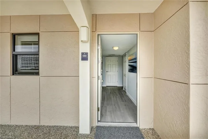 Entrance to property