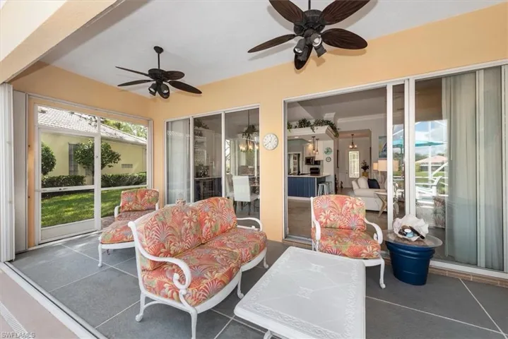 Covered patioConcrete deck floors