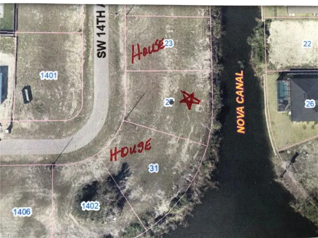 view showing where homes are under construction