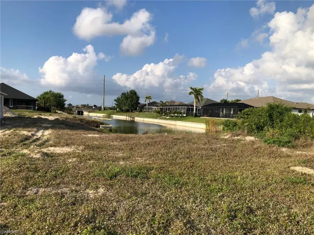 view down canal to the north