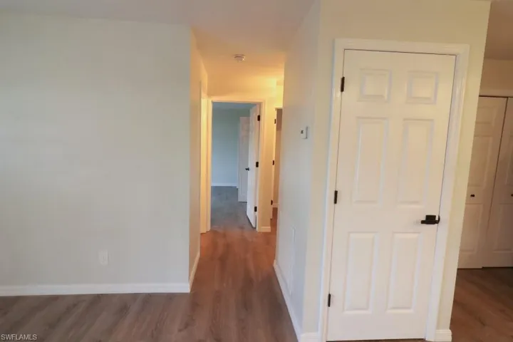 Hall featuring hardwood / wood-style floors