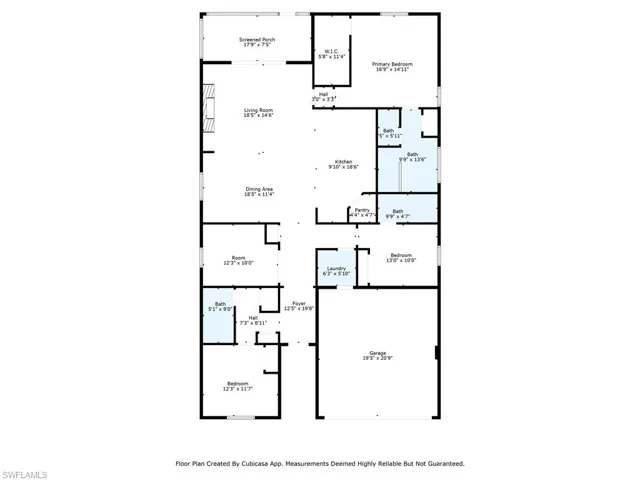 View of room layout