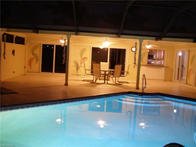Evenings are the best in your private oasis.
