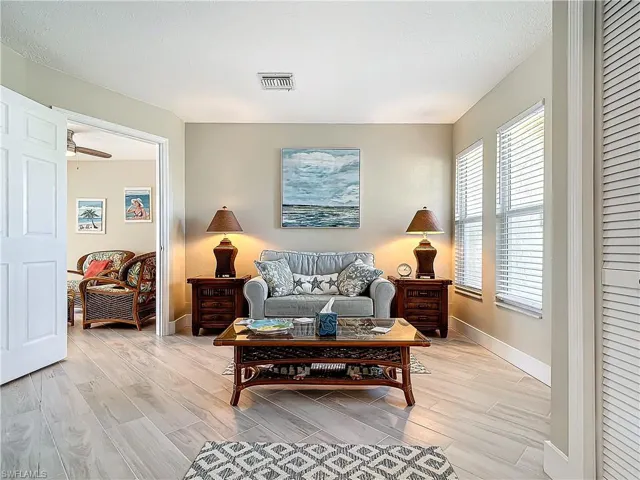 Bedroom #3.  View of front of home with the beautiful Royal Palms