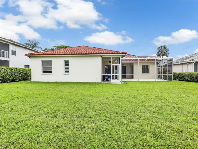 Rear Yard View Facing Home