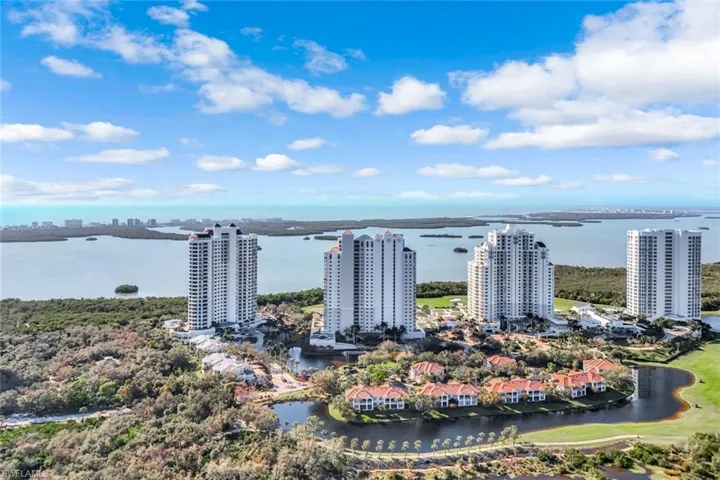 Closer view of Esperia and Neighboring Towers