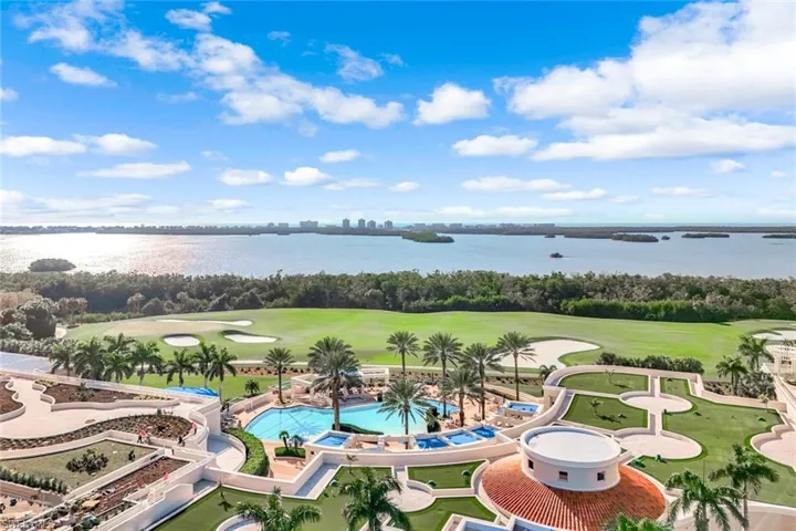 Pool Area with View of Golf Course