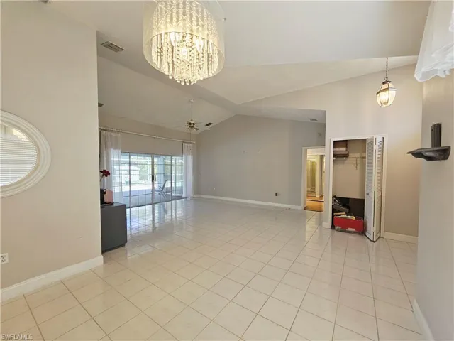 Living room & formal dining area
