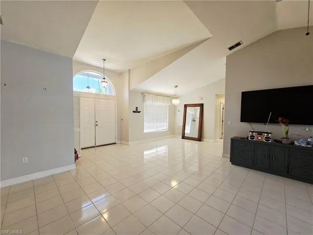 Formal dining room/living area