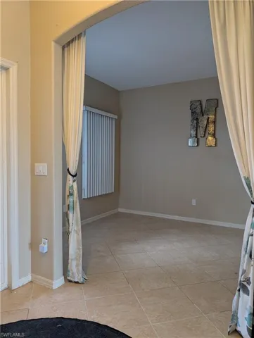 Tiled floor