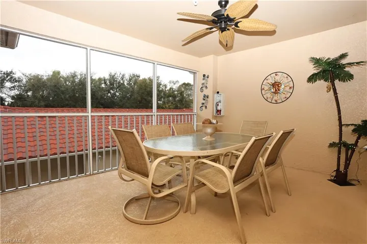Screened in FRONT balcony