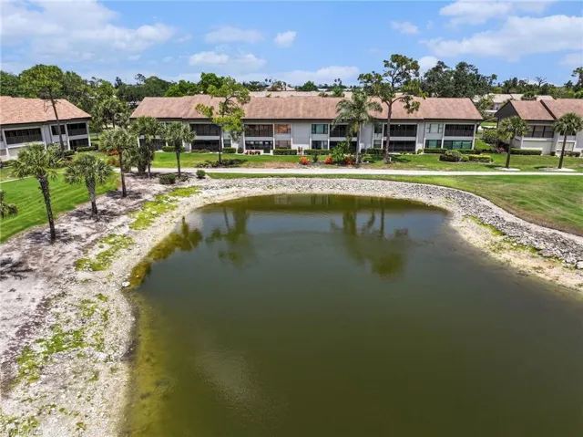 View of back of unit from pond